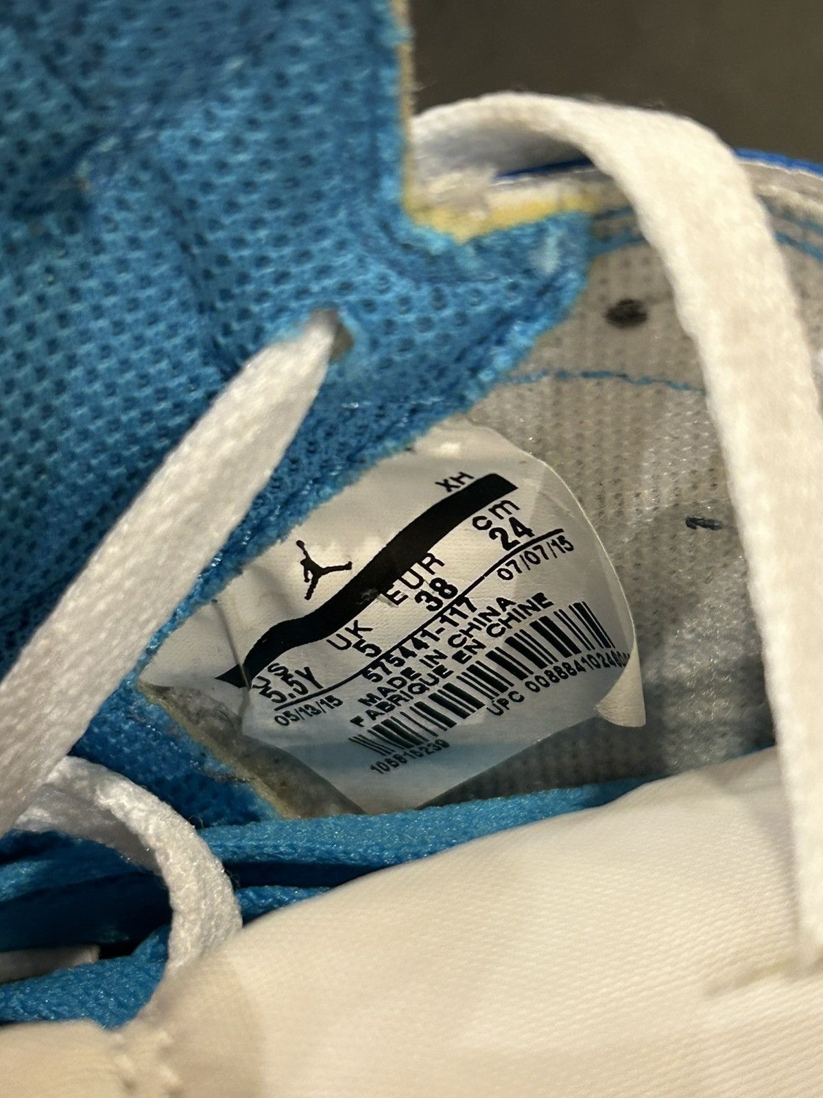Jordan Brand Jordan 1 Retro ‘UNC’ Size US 5.5 / EU 38 - 8 Thumbnail