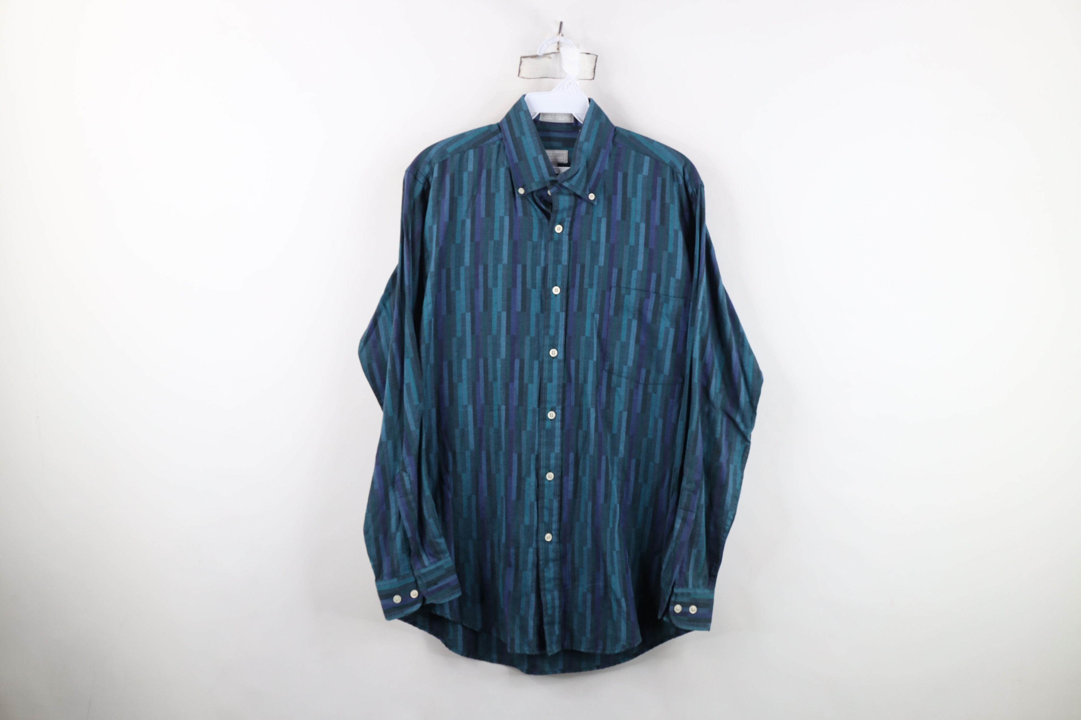 Vintage Vintage 80s 90s Streetwear Collared Button Down Shirt Size US M / EU 48-50 / 2 - 1 Thumbnail