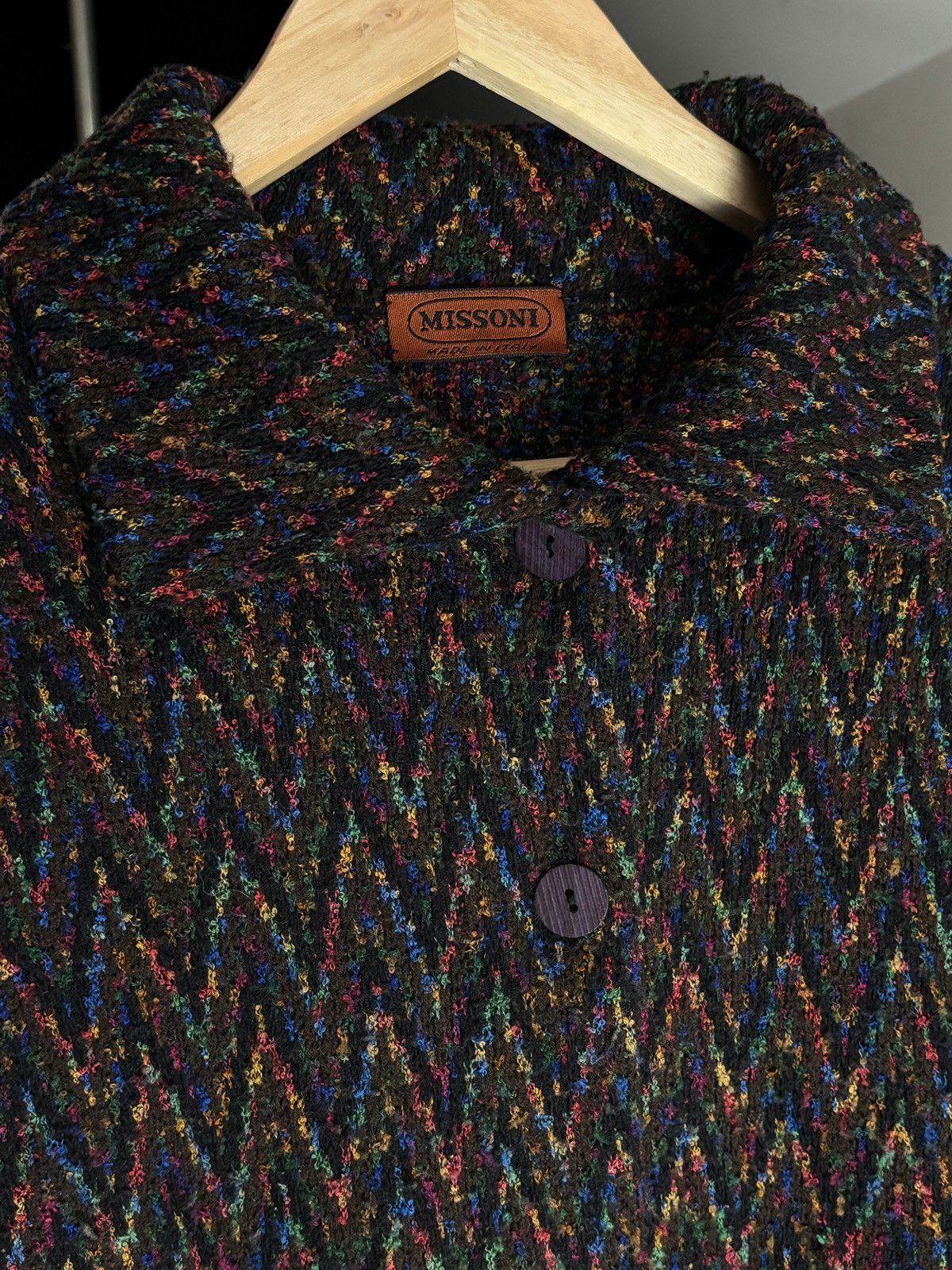 Missoni Missoni Archive Buttoned Wool Cardigan Vintage Sweater Size M / US 6-8 / IT 42-44 - 3 Thumbnail