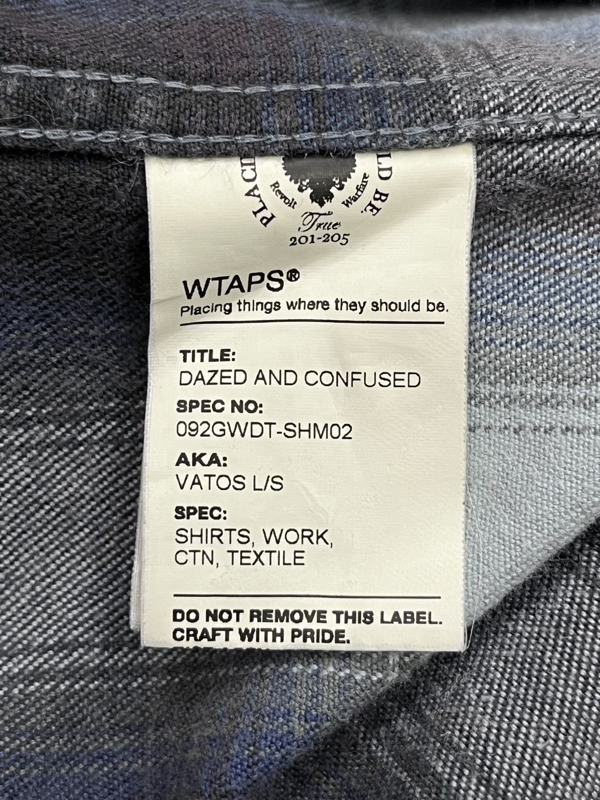 Neighborhood × Wtaps WTAPS Shadow Plaid Flannel Shirt Made Japan Archive Workwear Size US XS / EU 42 / 0 - 8 Thumbnail