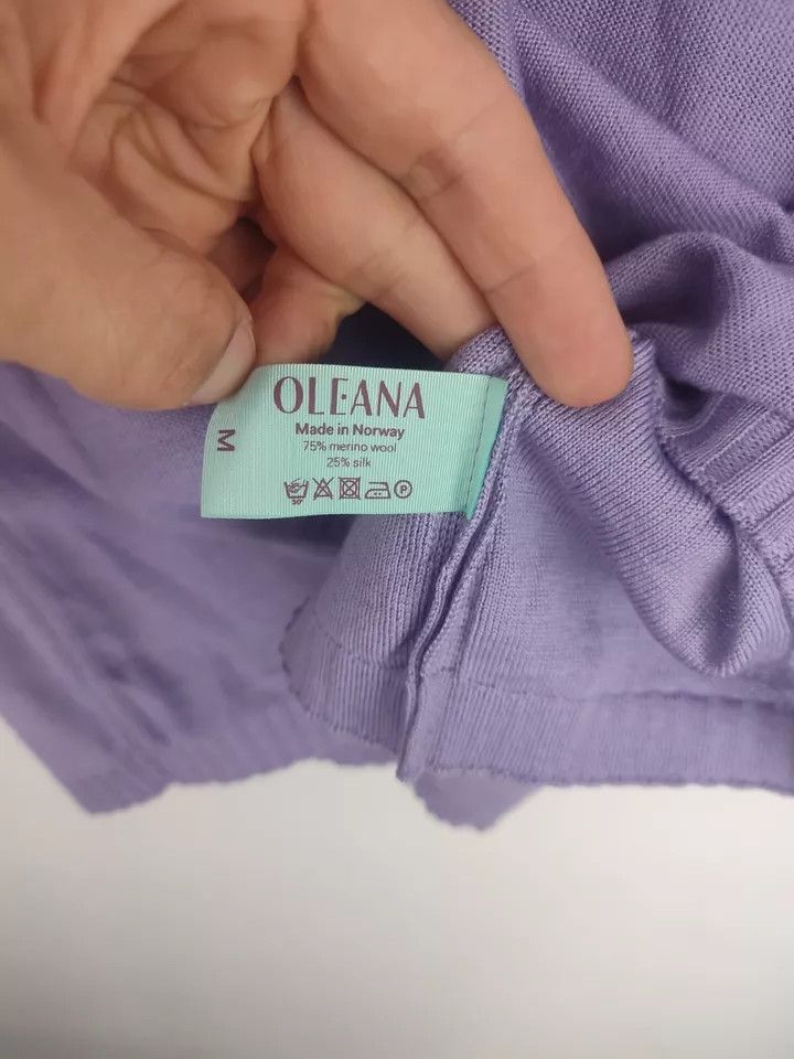 Vintage OLEANA Norway Silk & Merino Wool top t-shirt size M Size M / US 6-8 / IT 42-44 - 9 Thumbnail