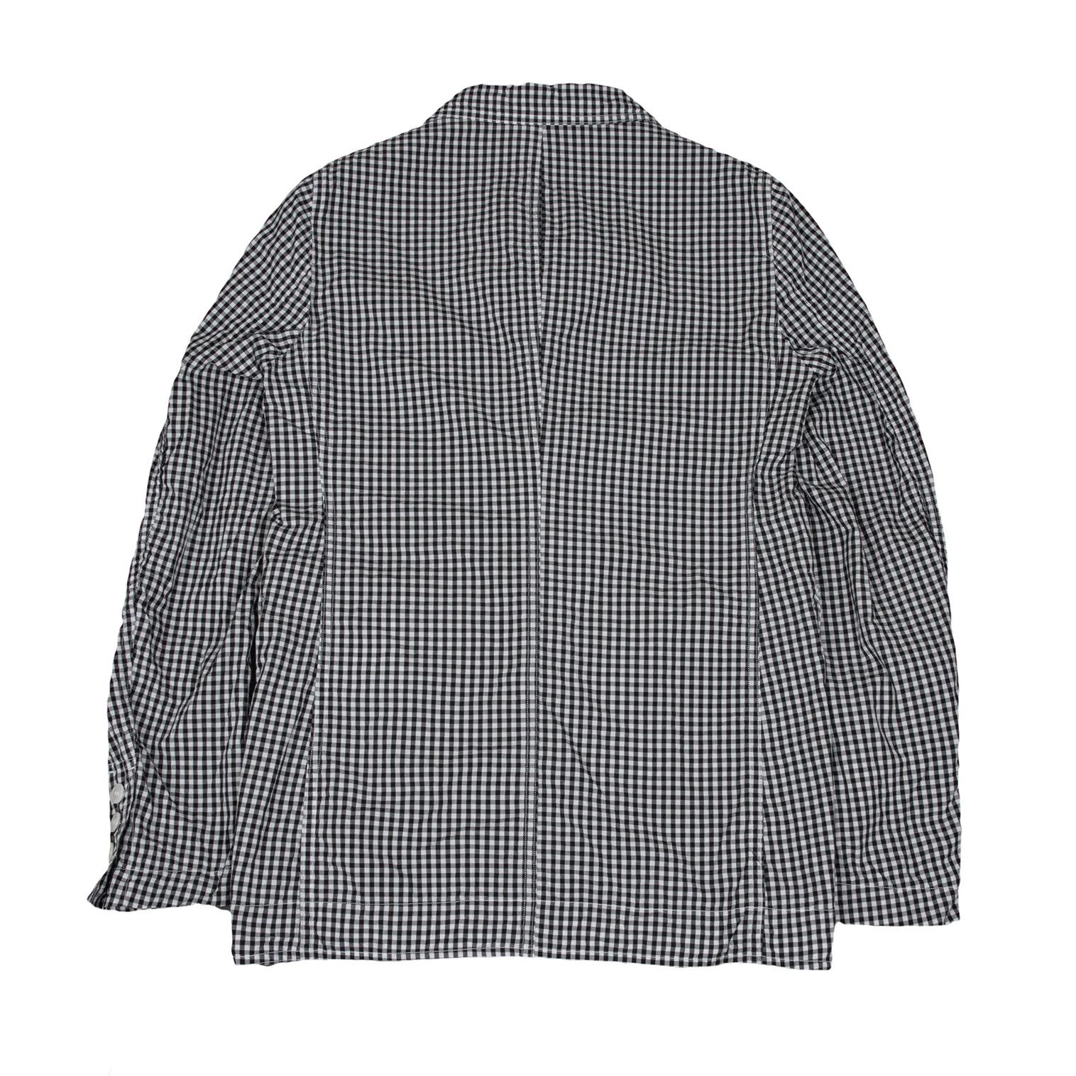 Ganryu Gingham Check Flap Pocket Jacket Black and White Size S Size US S / EU 44-46 / 1 - 14 Thumbnail