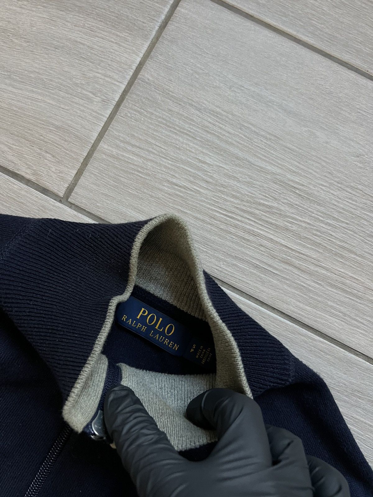 Other POLO Ralph Lauren Zip Up Vintage Sweatshirt 90s Mini Logo Size US S / EU 44-46 / 1 - 7 Thumbnail