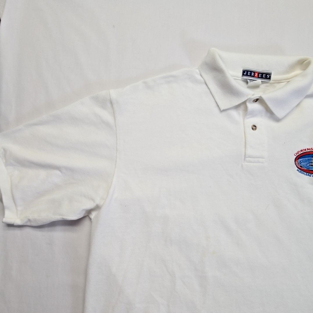 Jerzees Vintage Chevron Polo Shirt Pascagoula 1998 XL VTG 90s Size US XL / EU 56 / 4 - 5 Thumbnail
