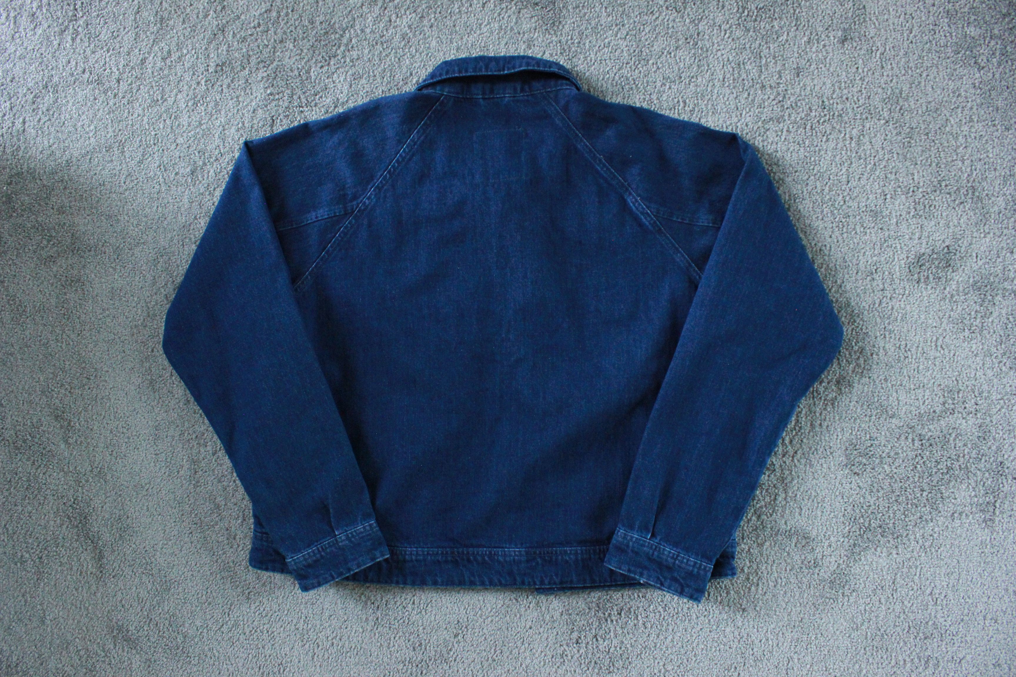 Zara Zara Mens Boxy Fit Ddenim Jacket Blue XL Size US XL / EU 56 / 4 - 12 Thumbnail