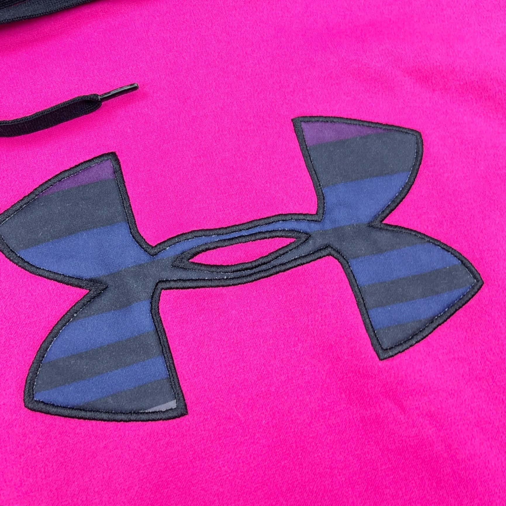 Under Armour Under Armour Hoodie Women Small Pink Sweatshirt Pullover Hooded Fleece Logo Pockets Solid Colorful Modern Sports Womens Size S / US 4 / IT 40 - 3 Thumbnail