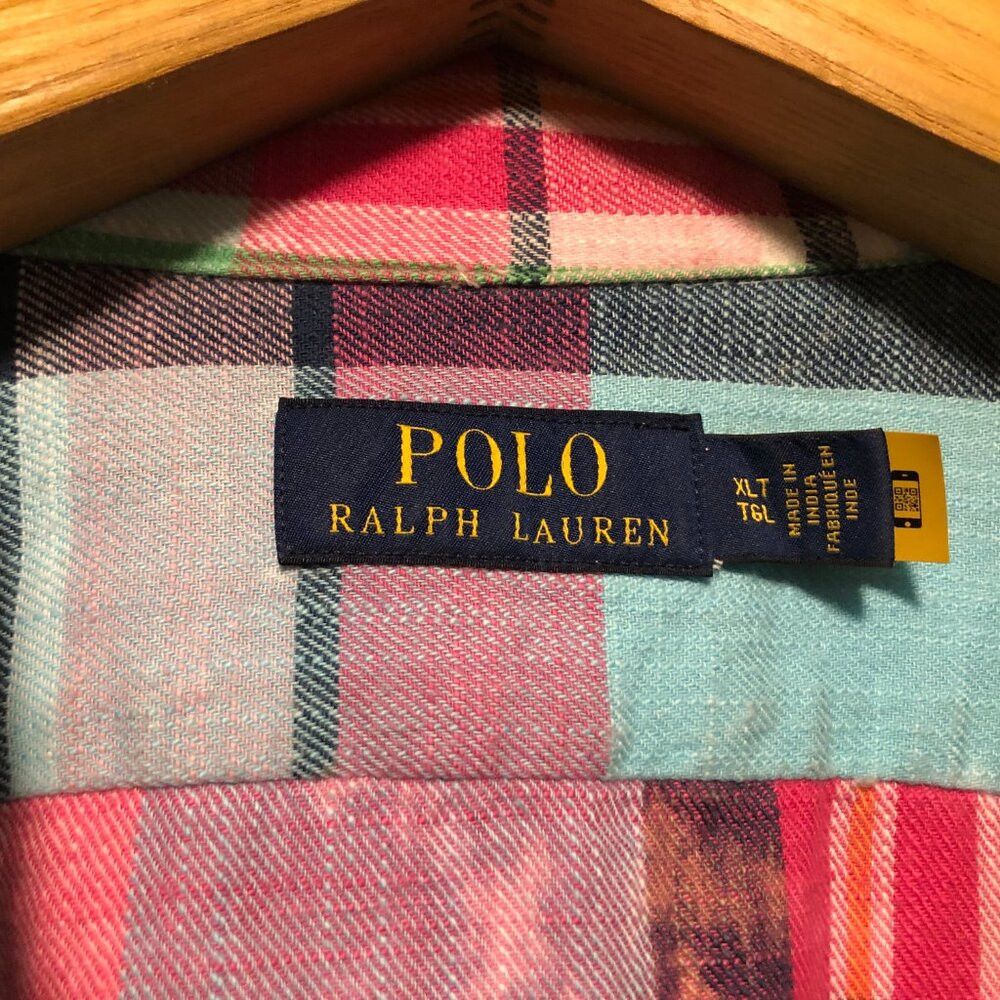 Polo Ralph Lauren POLO RALPH LAUREN BIG&TALL MEN'S NEW FADED SHIRT SIZE:XLT Size US XL / EU 56 / 4 - 7 Thumbnail