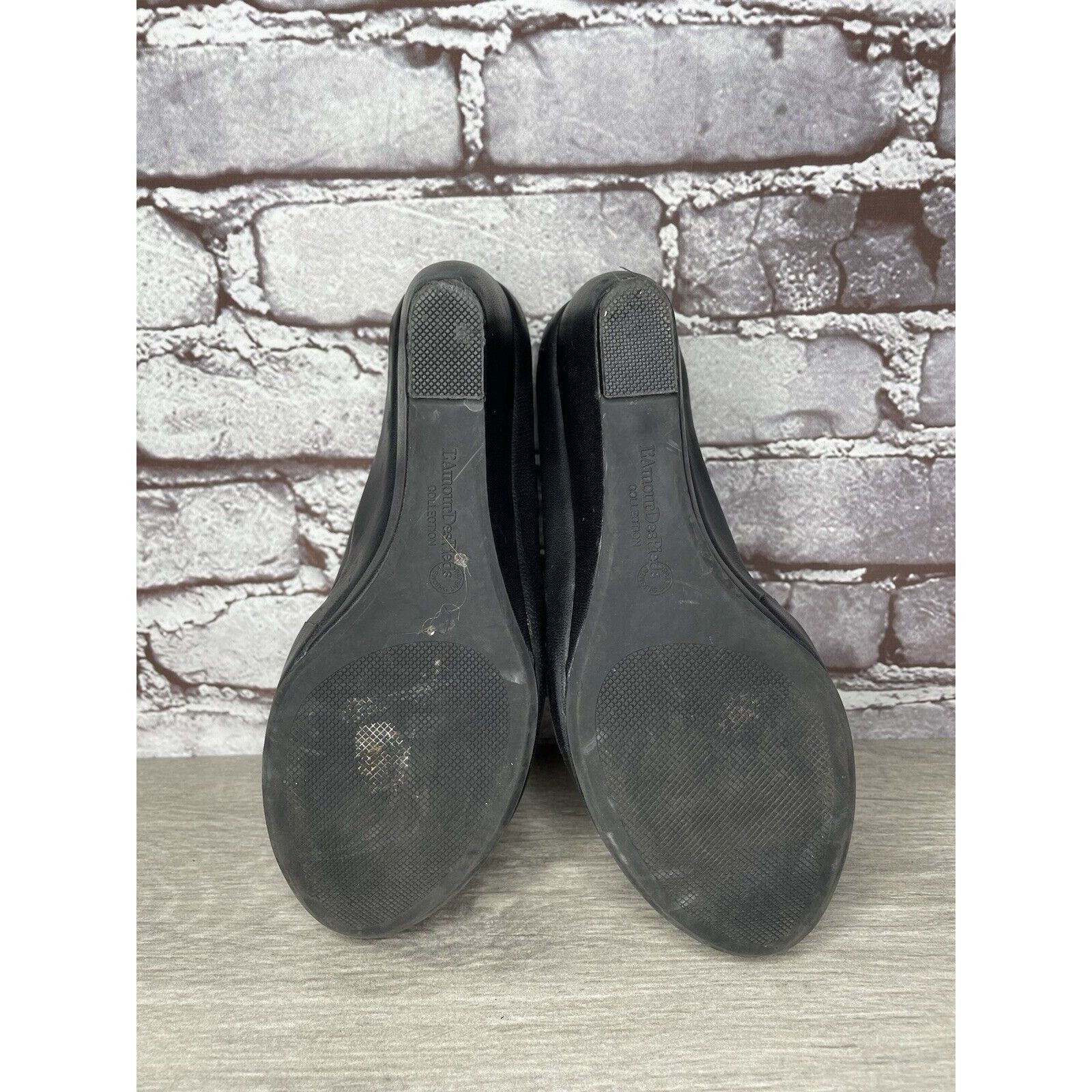 Other L'Amour Des Pieds Black Leather Strappy Wedge Open Toe Sanda Size US 7 / IT 37 - 12 Thumbnail