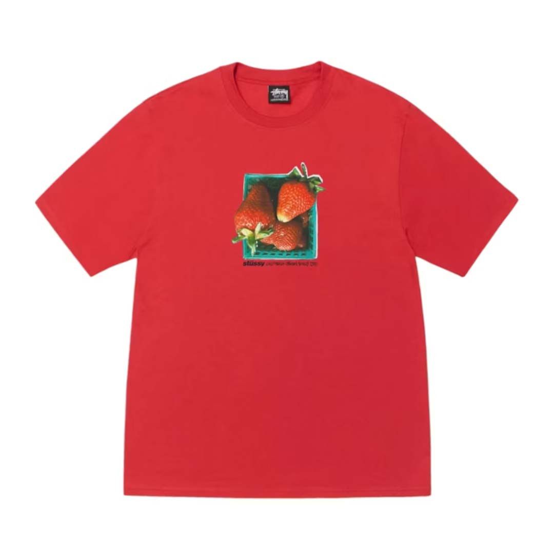 Stussy Berries Tee Cayenne Red Size US L / EU 52-54 / 3 - 1 Preview