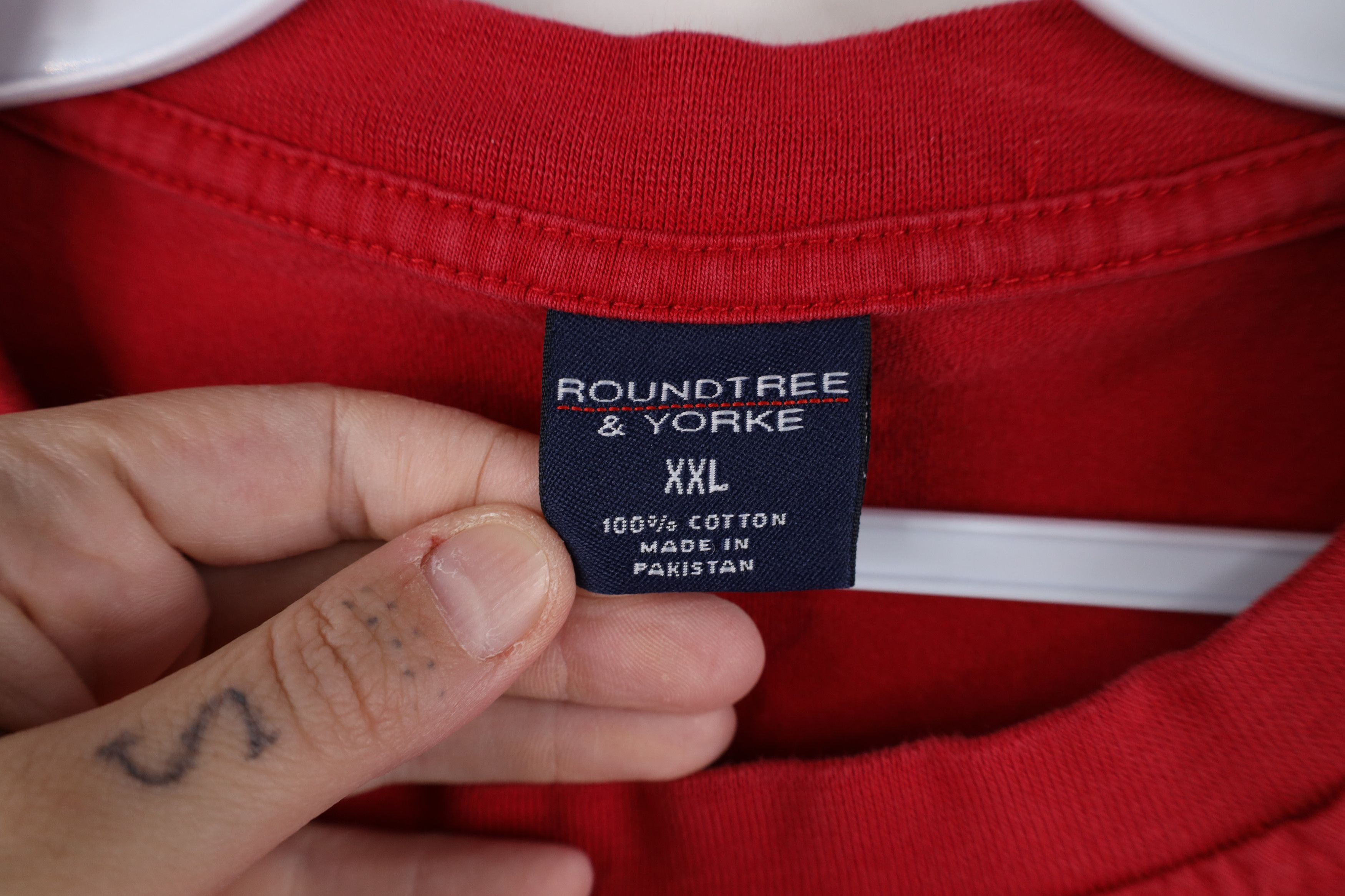 Vintage Vintage 90s Y2K Streetwear Heavyweight Blank Cotton T-Shirt Size US XXL / EU 58 / 5 - 9 Thumbnail