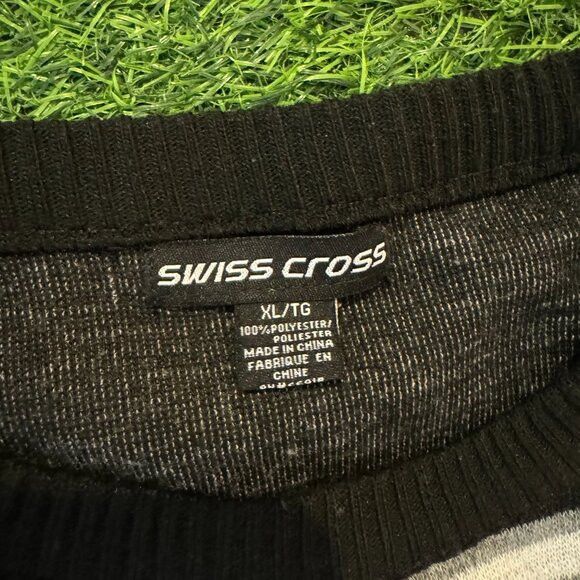 Other Swiss Cross Striped Crewneck Sweater Size US XL / EU 56 / 4 - 2 Thumbnail