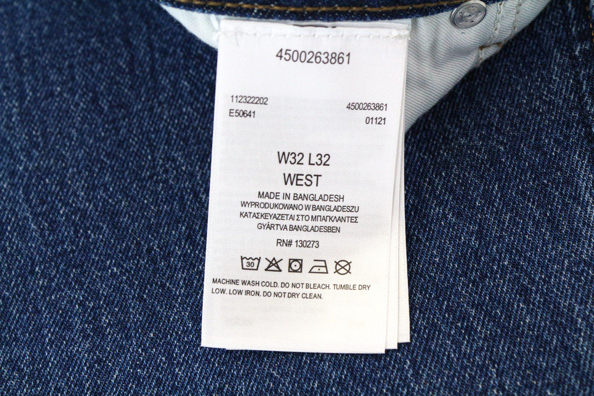 Lee WEST W32/L32 Blue Stretch Denim Jeans 74430 Size US 32 / EU 48 - 5 Thumbnail