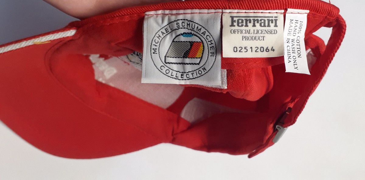 Ferrari Ferrari Michael Schumacher Racing Cap Size ONE SIZE - 6 Thumbnail