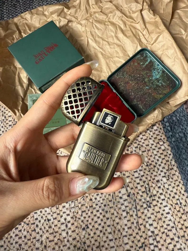 Jean Paul Gaultier Jean Paul GAULTIER Metal Lighter with Case. Size ONE SIZE - 2 Thumbnail