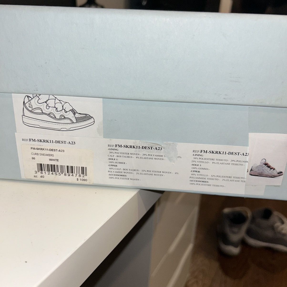 Lanvin lanvin curb dirty sneaker Size US 7 / EU 40 - 6 Thumbnail