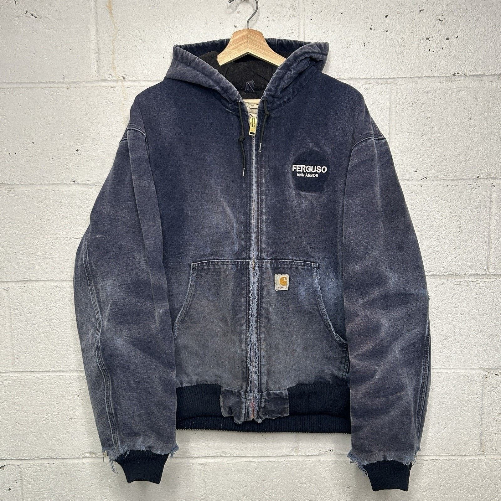 希少 carhartt Southwest Active Jacket Carhartt Rare vintage Carhartt aztec active southwest JR0115 blue