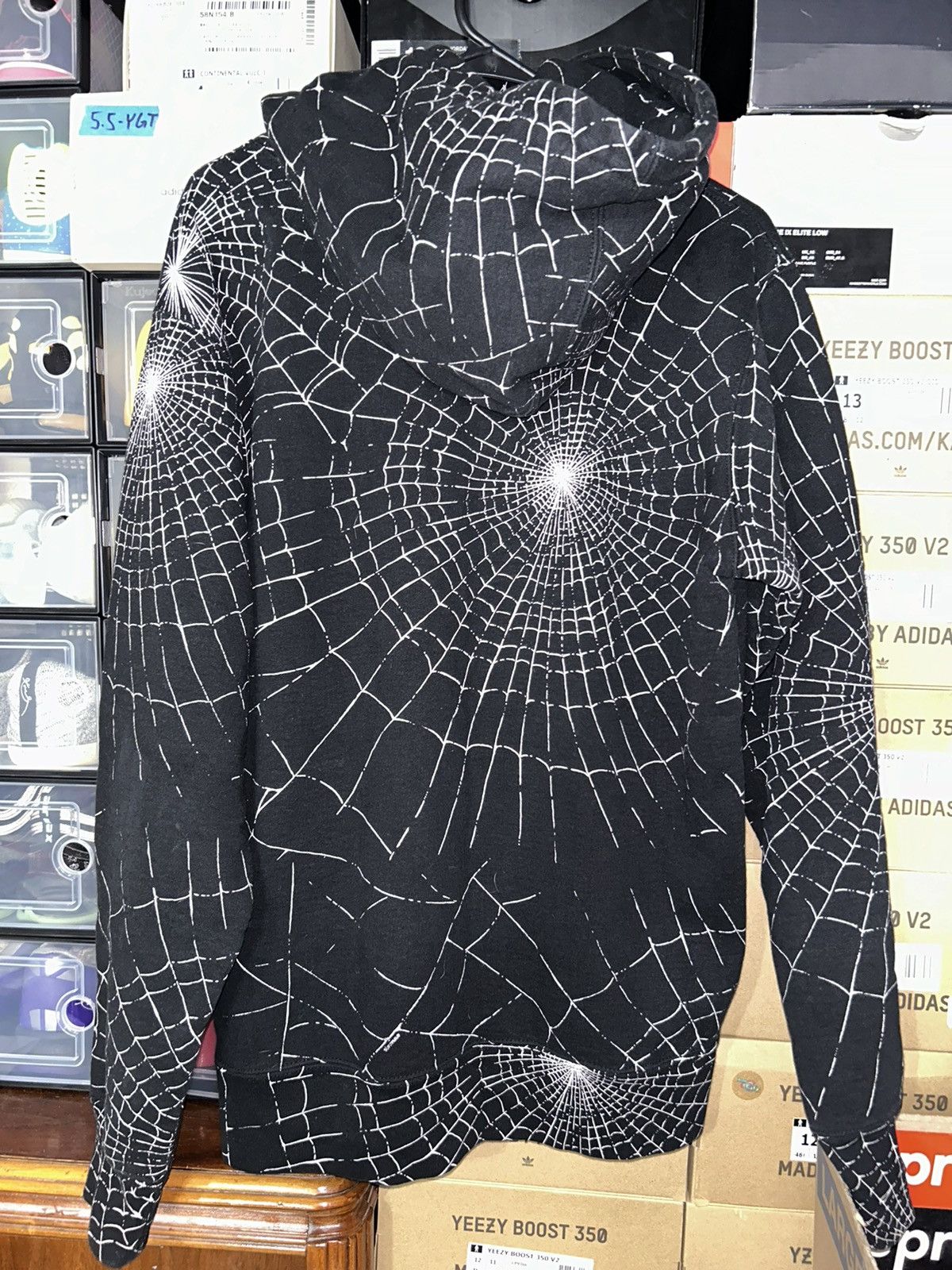 Supreme Supreme Spiderweb Hooded Sweatshirt FW16 size Large NEW Size US L / EU 52-54 / 3 - 5 Thumbnail