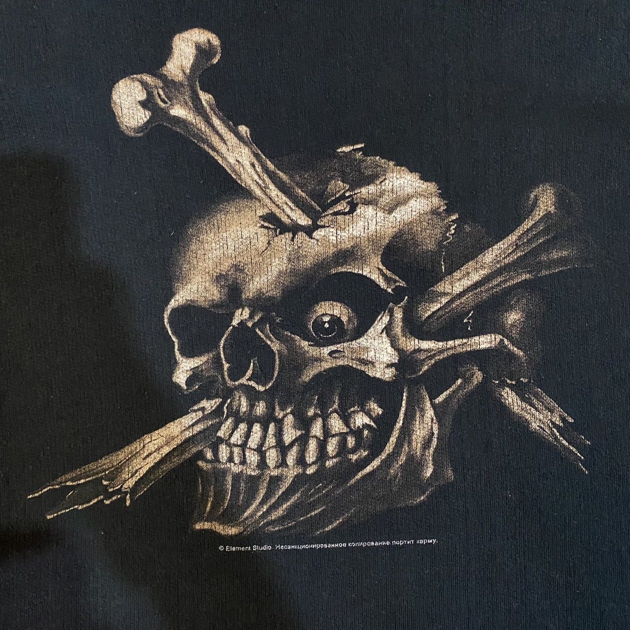 Vintage vintage skull hoodie Size US L / EU 52-54 / 3 - 4 Thumbnail