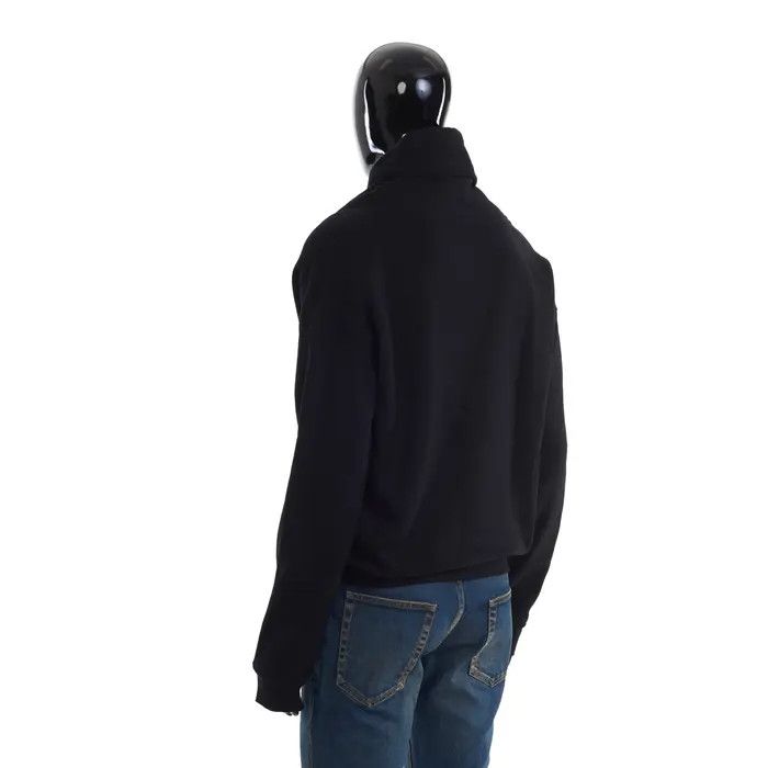 Saint Laurent Paris o1bcso1str0924 Shawl Neck Sweatshirt in Black Size US M / EU 48-50 / 2 - 4 Thumbnail