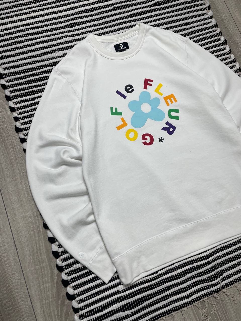 Converse × Golf Wang × Japanese Brand Converse Golf Wang Le Fleur Logo Sweatshirt Y2K Size US L / EU 52-54 / 3 - 2 Thumbnail