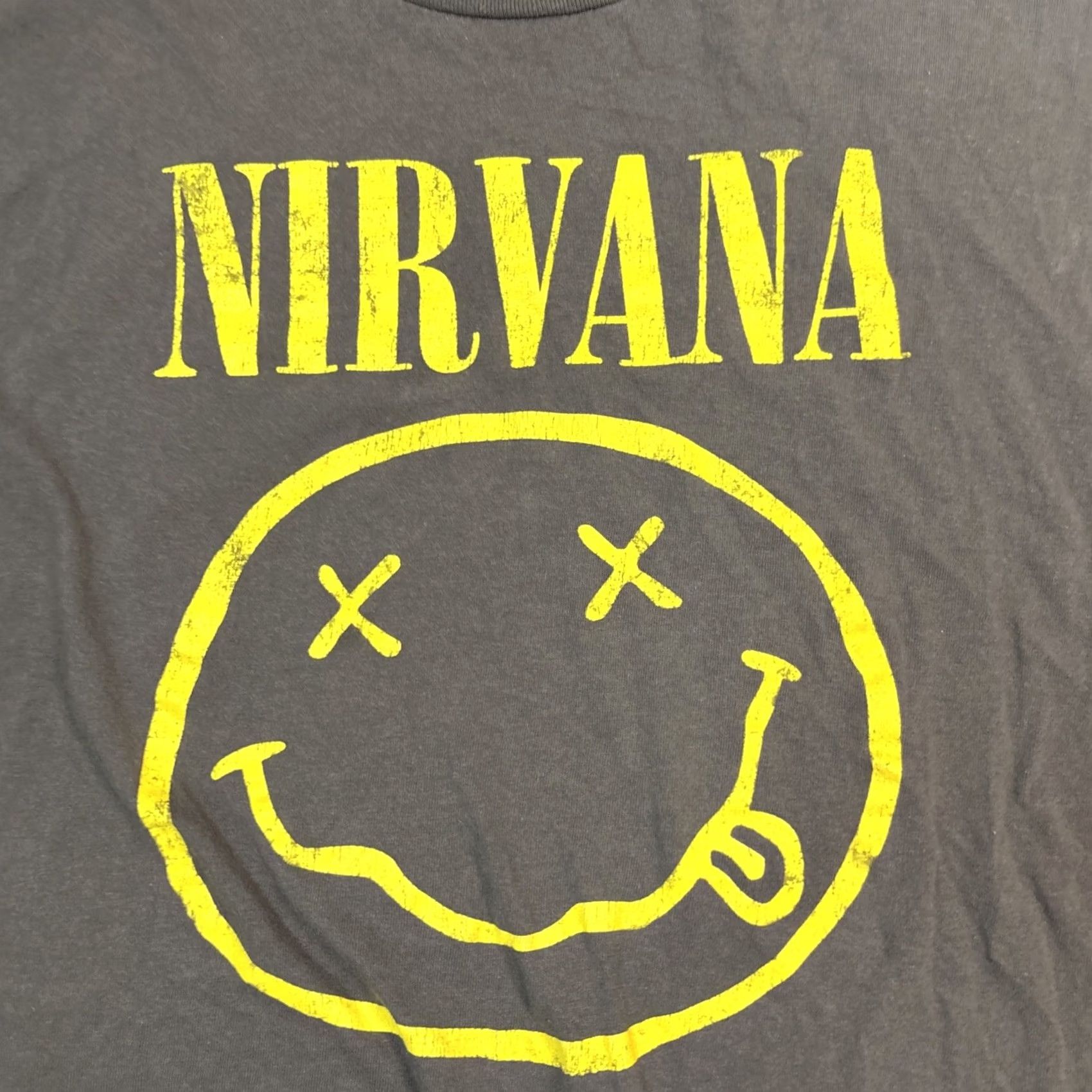 Vintage Nirvana T-Shirt Men XL Short Sleeve Cotton Crewneck Charcoal Gray Vintage? No Size US XL / EU 56 / 4 - 2 Thumbnail