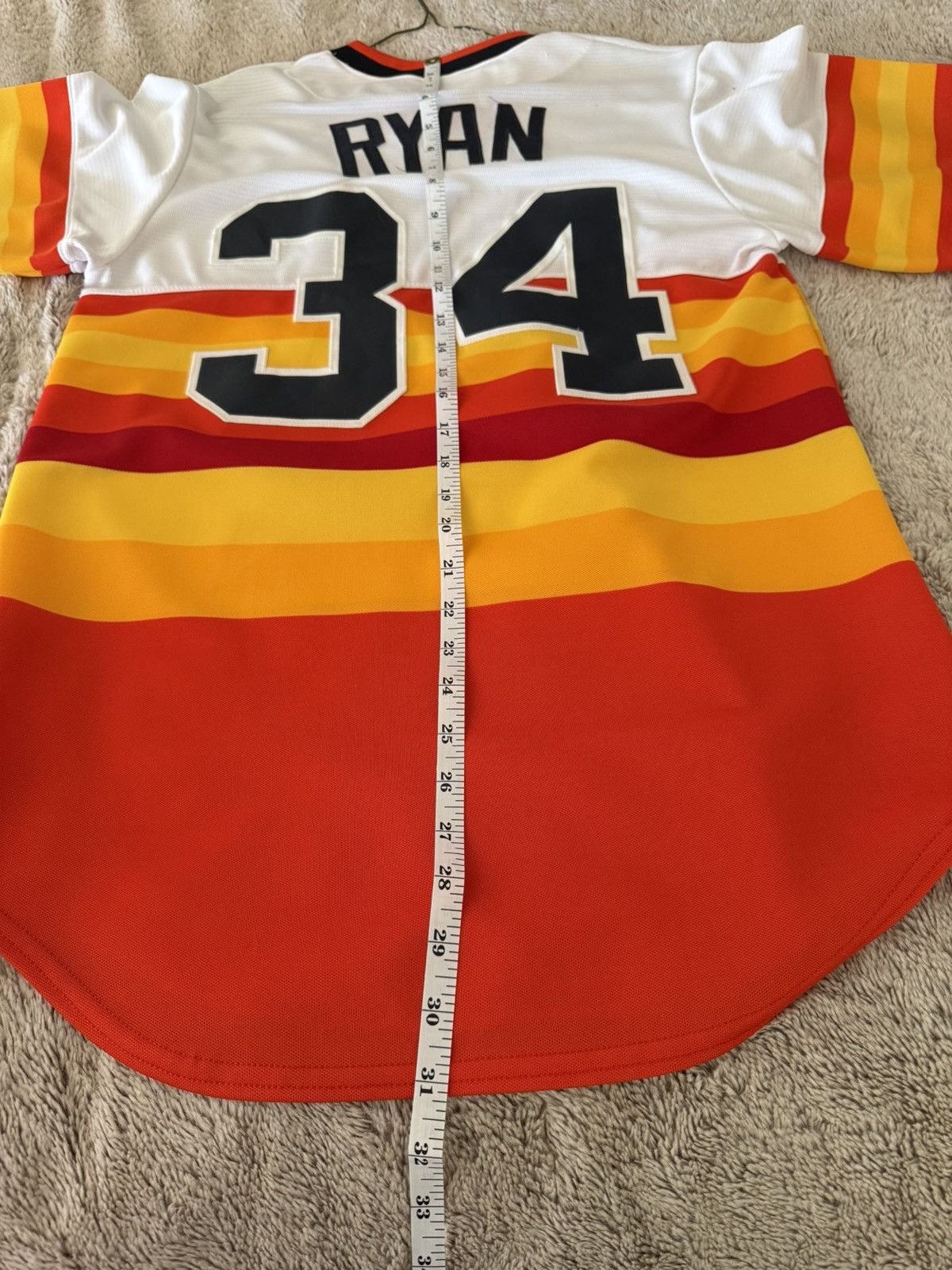 Majestic Nolan Ryan Tequila Sunrise Jersey Size US S / EU 44-46 / 1 - 7 Thumbnail