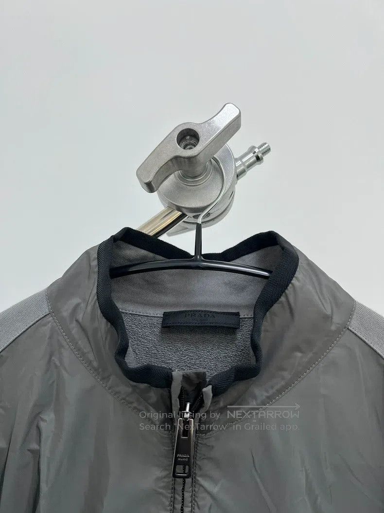 Prada Prada Red Logo Nylon Blended Hoodie Jacket Size US M / EU 48-50 / 2 - 3 Thumbnail
