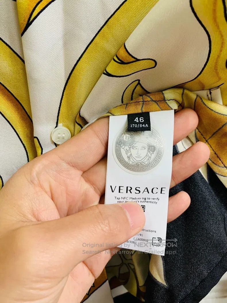 Versace Versace Main line shirt shirt black gold baroque Size US M / EU 48-50 / 2 - 7 Thumbnail
