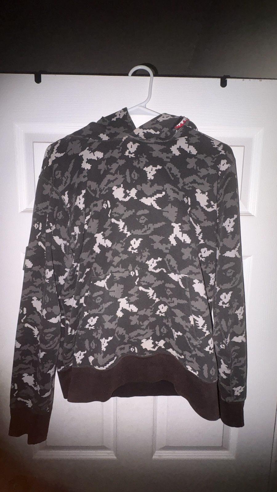 Bape BAPE Digital Camo Shark Wide Pullover Hoodie Size US M / EU 48-50 / 2 - 2 Thumbnail
