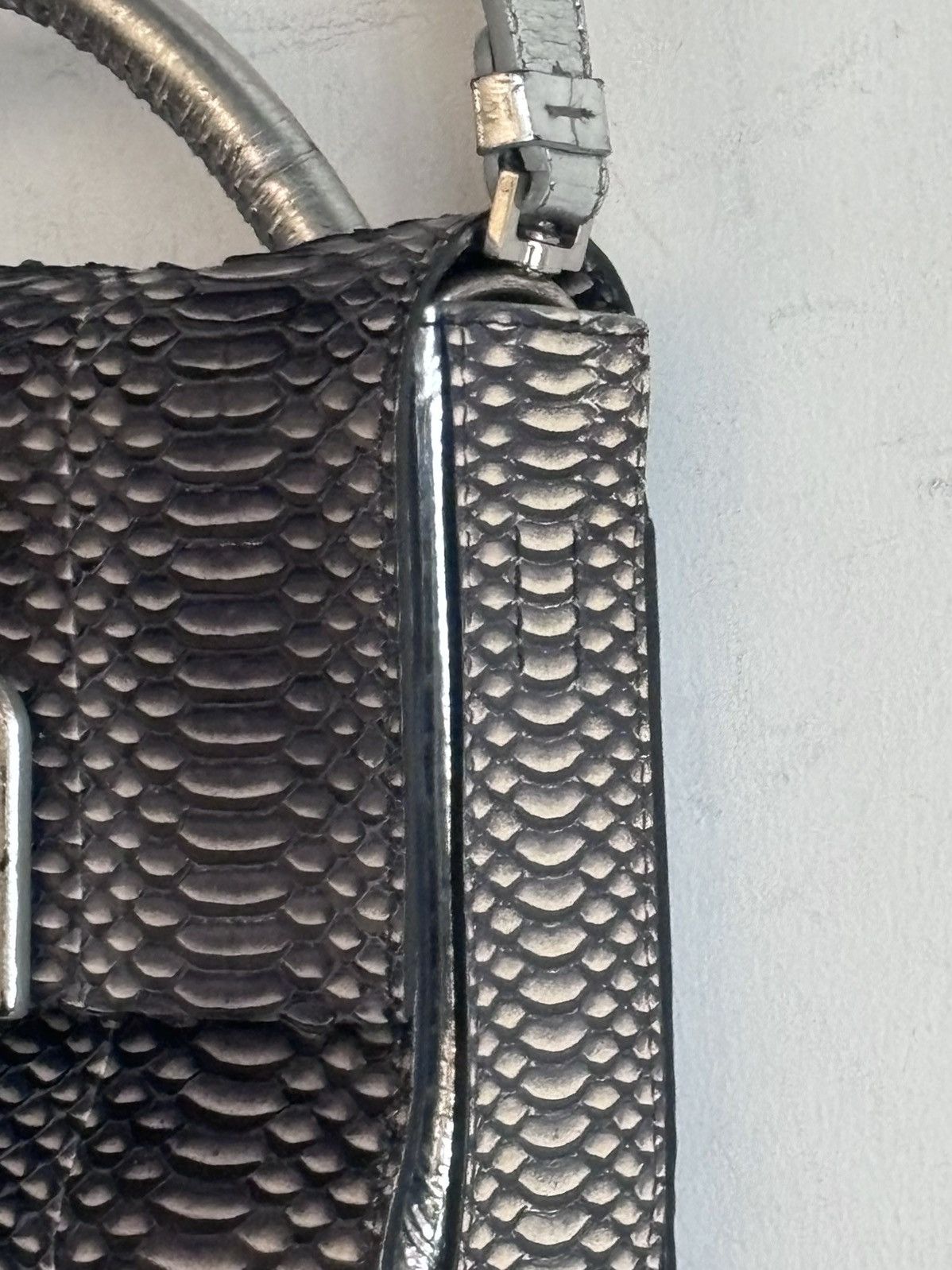 Maison Margiela Maison Margiela｜AW2016 Snakeskin Small Square Bag Size ONE SIZE - 6 Thumbnail