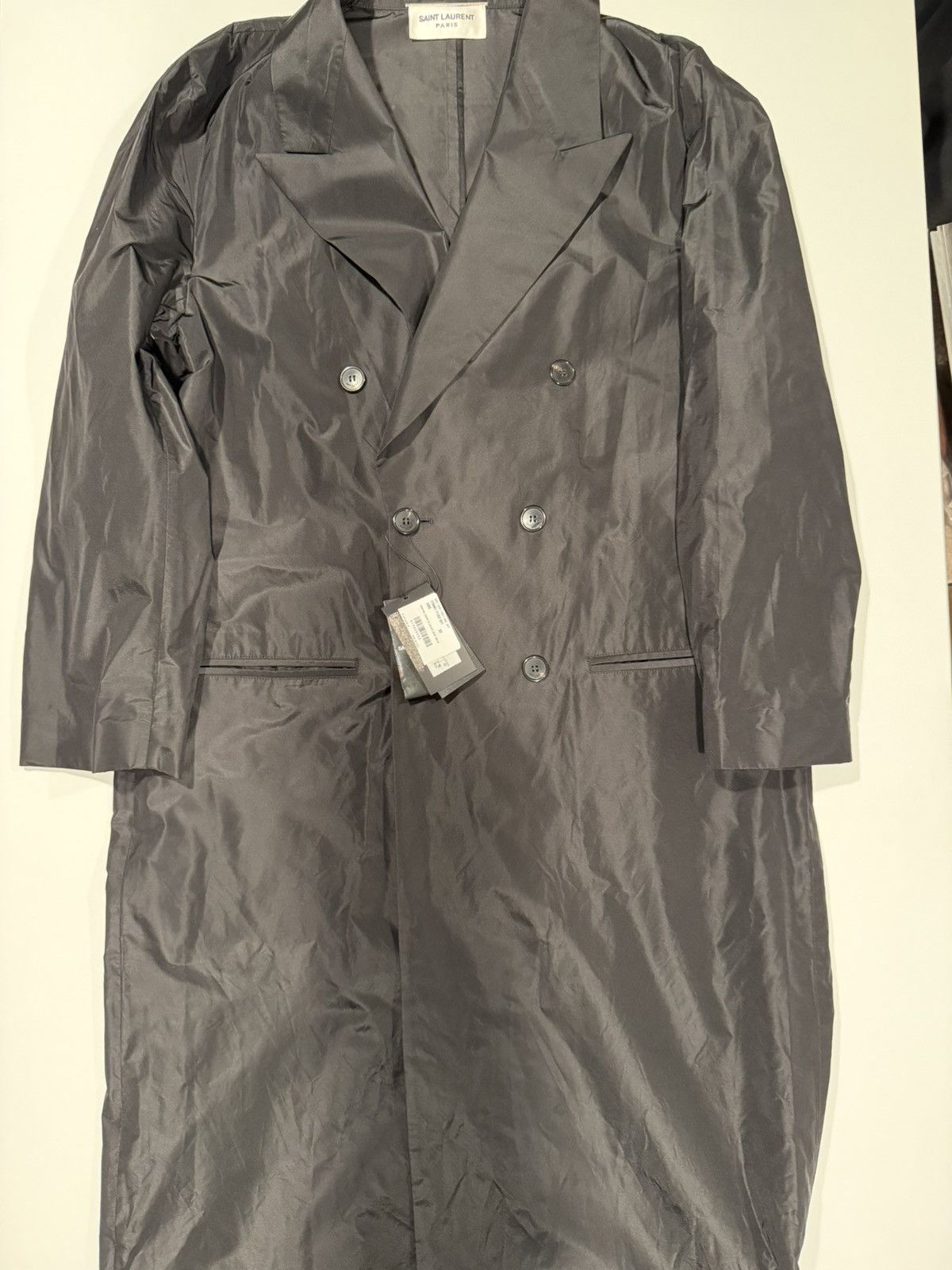 Saint Laurent Paris Saint Laurent men’s 2023 silk coat. 52/42. $4900 Size US L / EU 52-54 / 3 - 1 Thumbnail