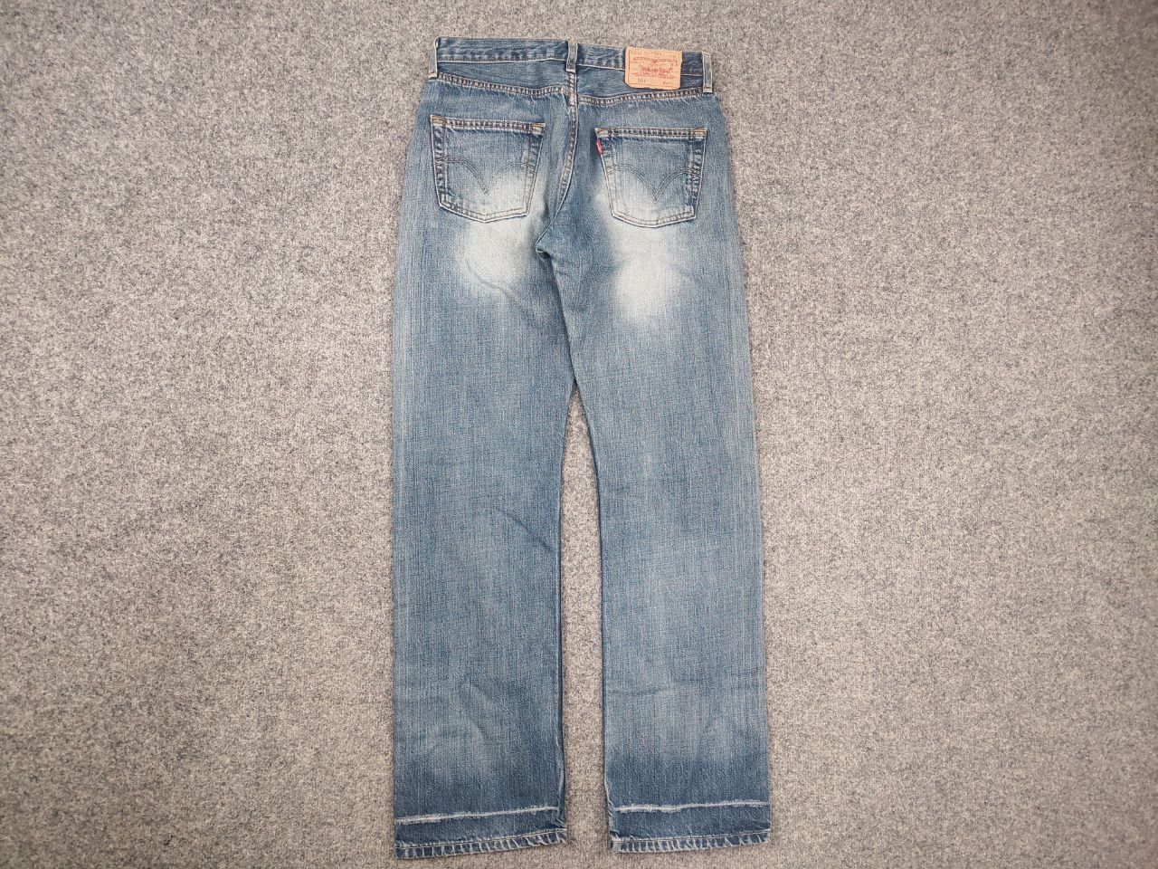 Levi's Vintage 90's Levi's 501 Perfect Faded Denim Jeans USA Style Size US 31 - 10 Thumbnail