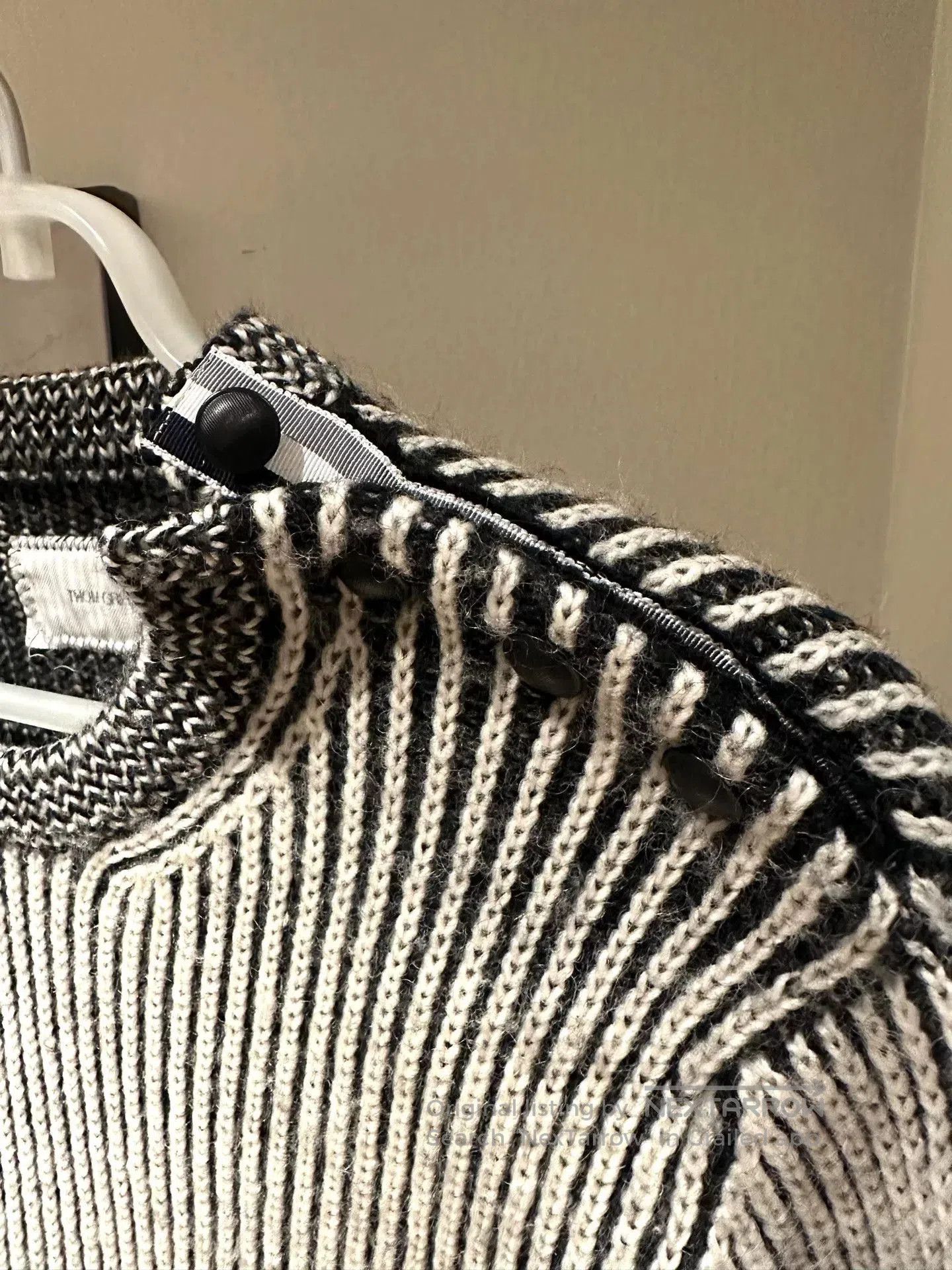 Thom Browne Thom Browne Thom Grey Wool Sweater. Size US M / EU 48-50 / 2 - 8 Thumbnail