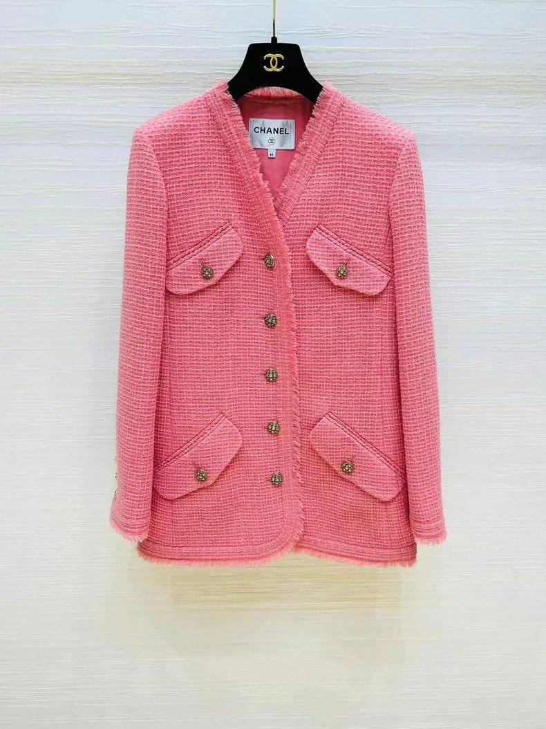 Chanel Chanel Four bags of watermelon red coats Size XXS / US 00 / IT 34 - 4 Thumbnail