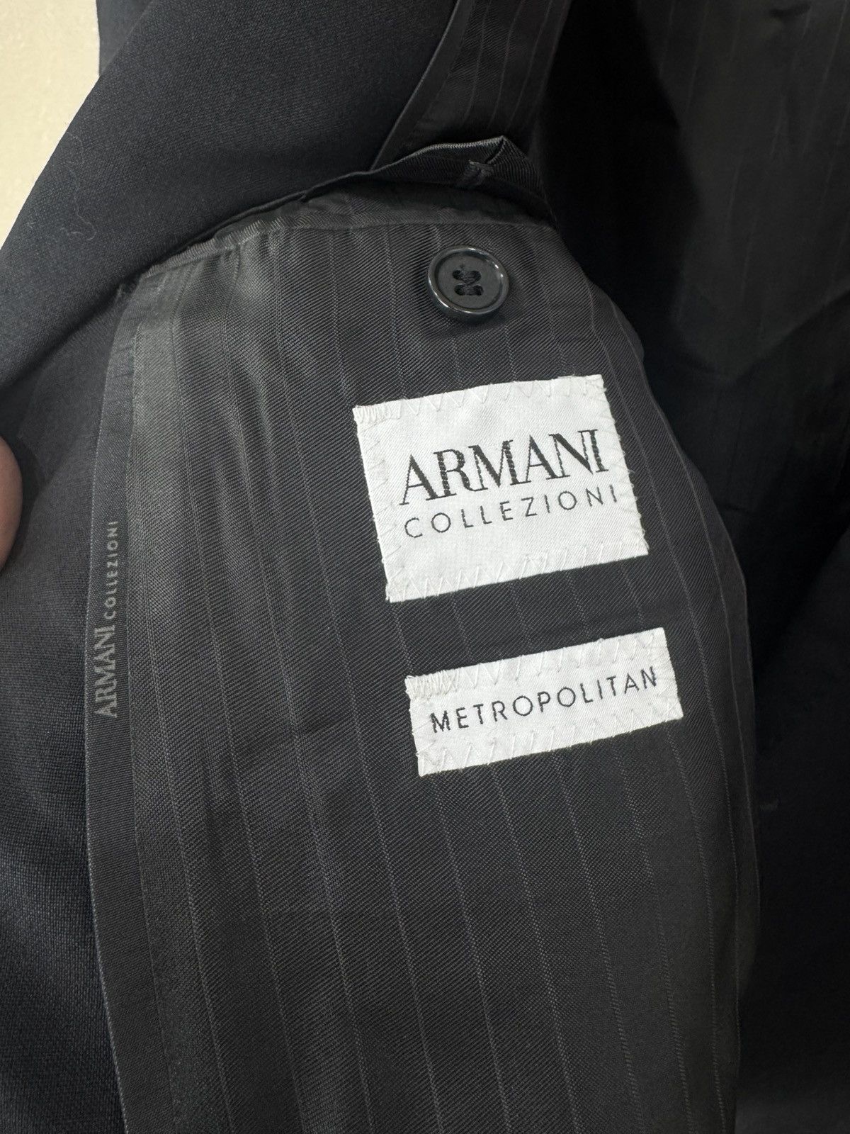 Giorgio Armani Vintage Giorgio Armani Designer Blazer Coat Size 54R - 3 Thumbnail