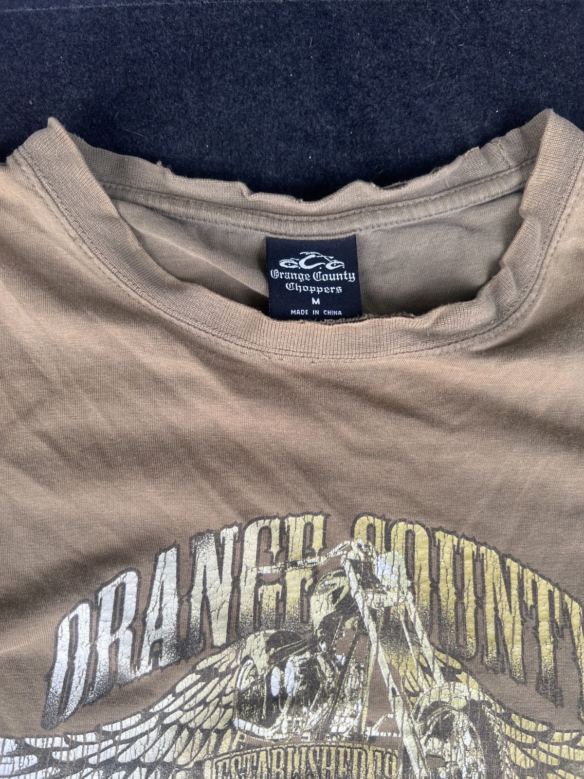 Other × Vintage Dark green Orange County chopper with the bike graphic Size US M / EU 48-50 / 2 - 3 Thumbnail