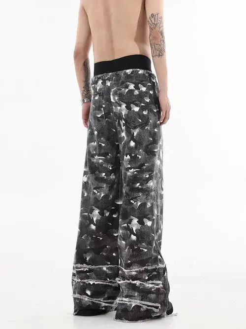 VIBE Camouflage High Street Vintage Loose Casual Jeans Size US 31 - 2 Thumbnail