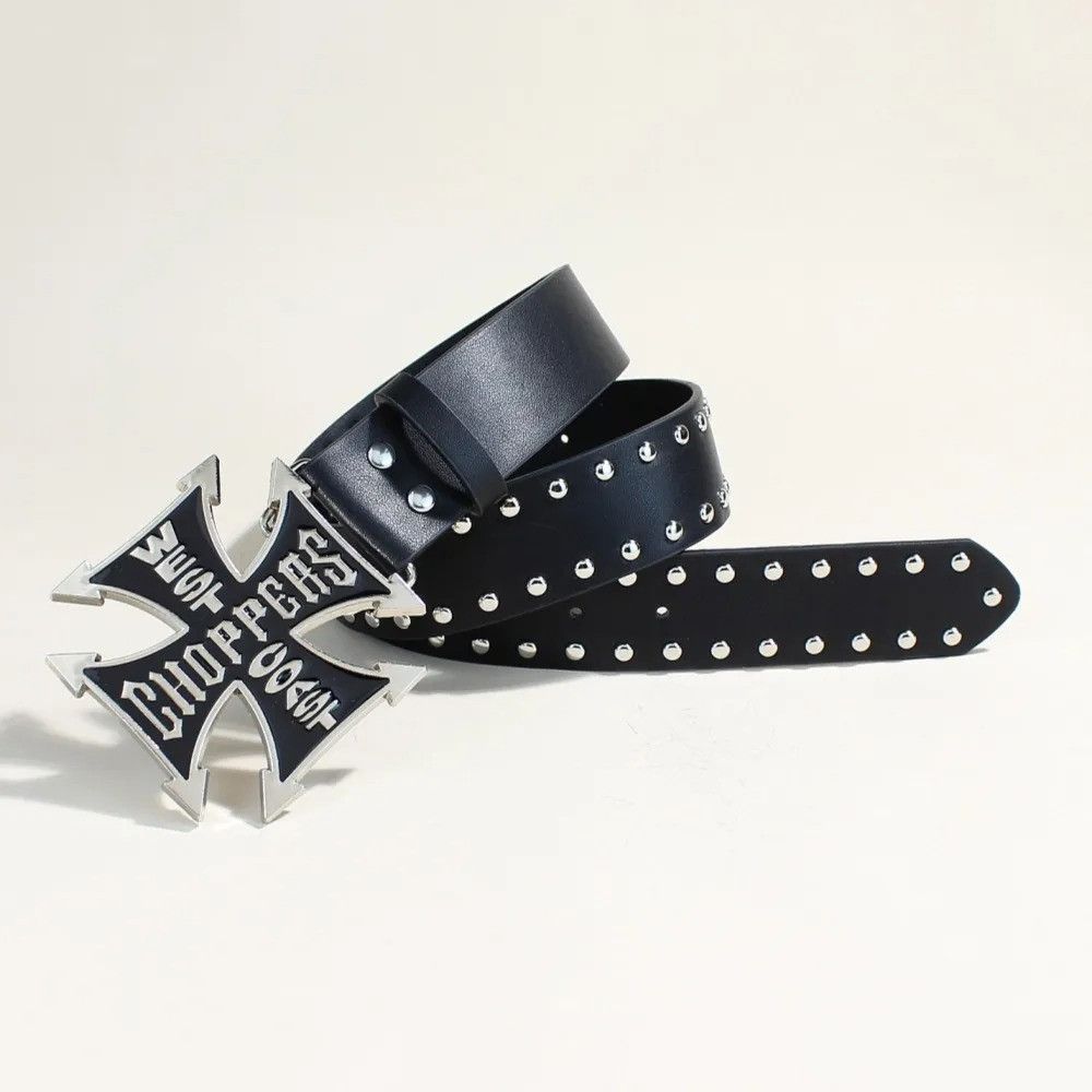 Vintage Vintage Street Mode Leather Belt Size ONE SIZE - 5 Thumbnail