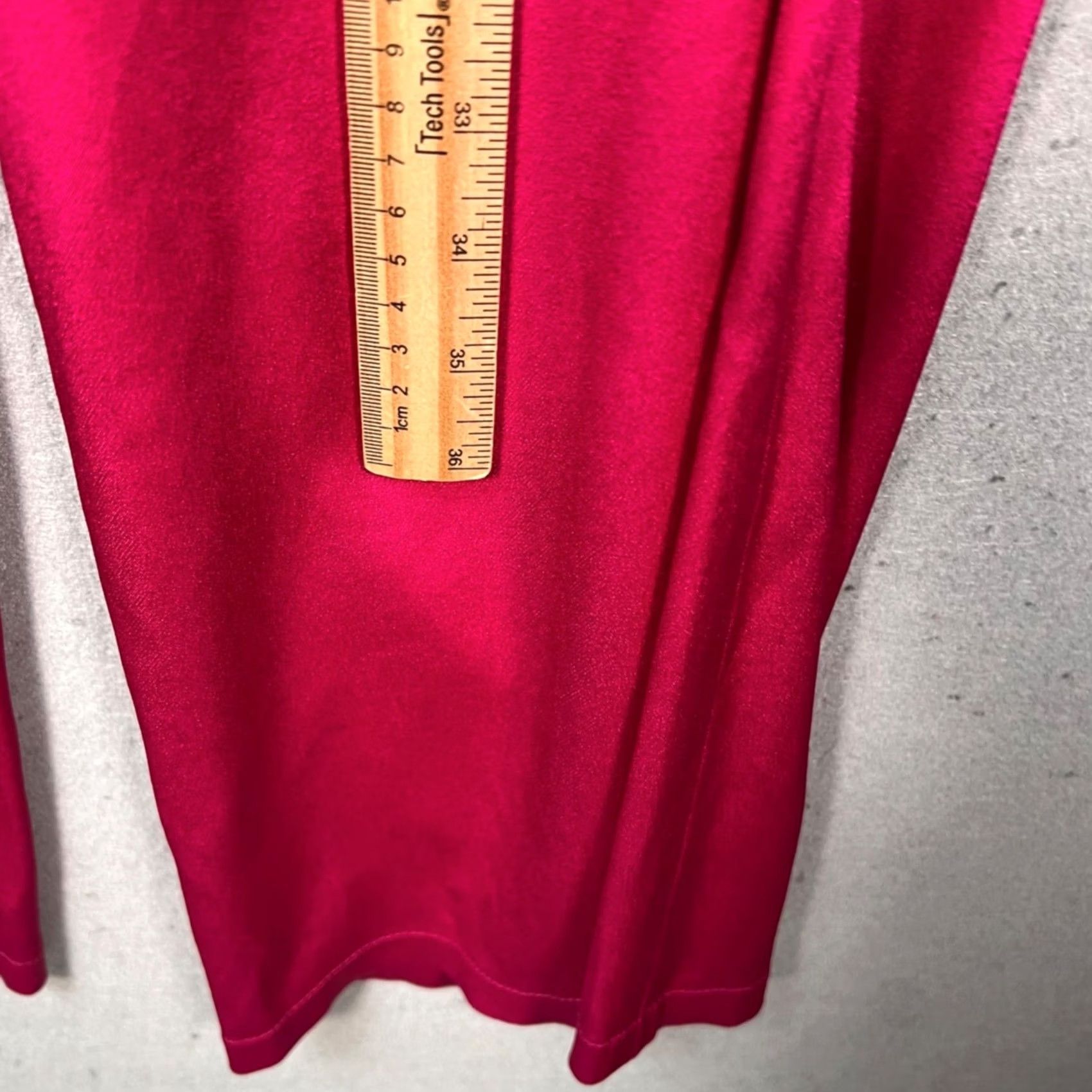 Ramy Brook Ramy Brook Pants Women 0 Fuchsia High-Waisted Wide-Leg Triacetate Satin Size 25" / US 0 / IT 36 - 6 Thumbnail