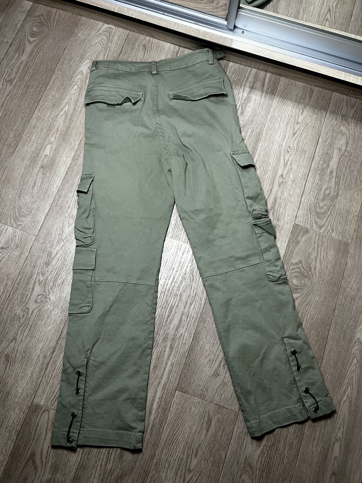 Japanese Brand 6pm Cargo Pants Denim Multipocket Grunge Y2K Size US 32 / EU 48 - 13 Thumbnail