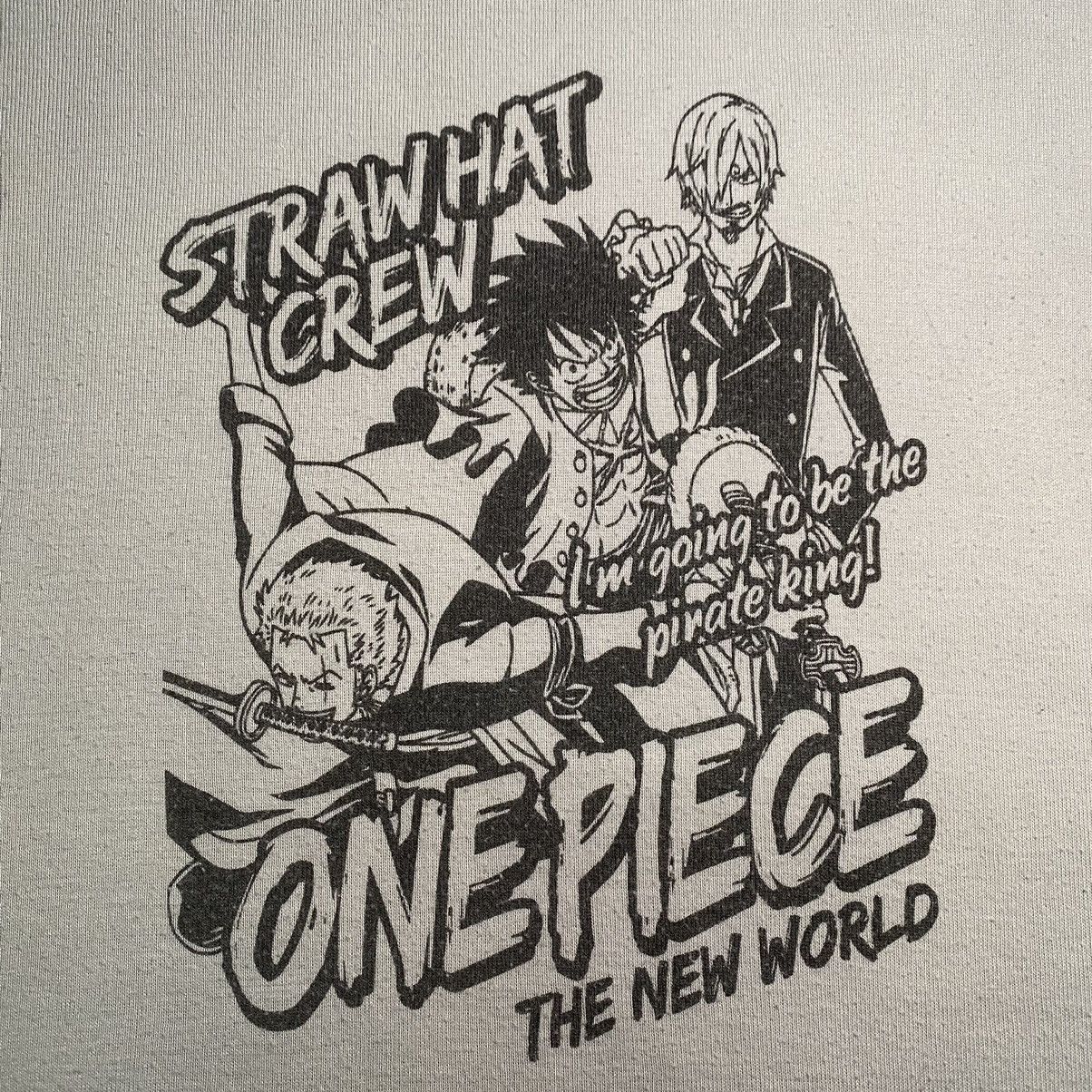 Anime × One Piece × Vintage Vintage One Piece The New World Anime T Shirt Ringer Size US XXS / EU 40 - 5 Thumbnail