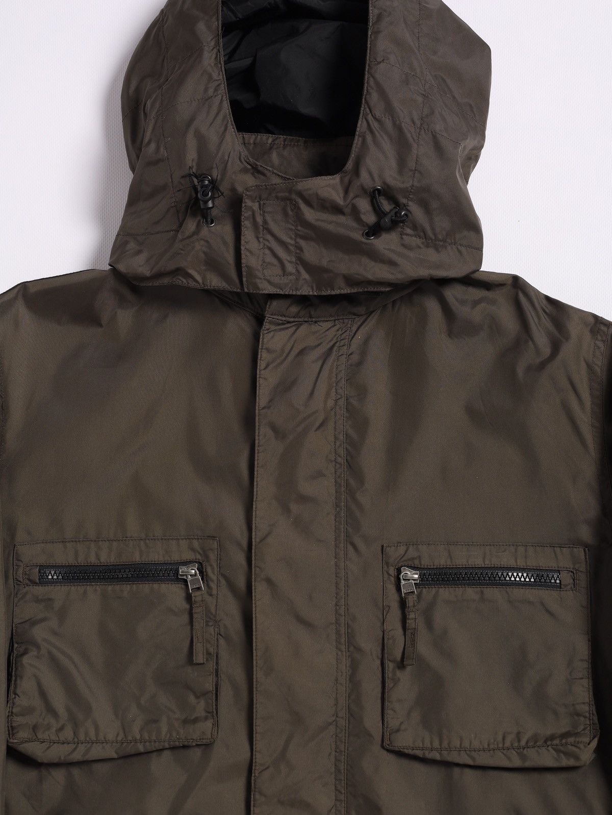 Aspesi Alberto Aspesi Tech Nylon Multipocket Jacket Khaki Olive Size US L / EU 52-54 / 3 - 5 Thumbnail