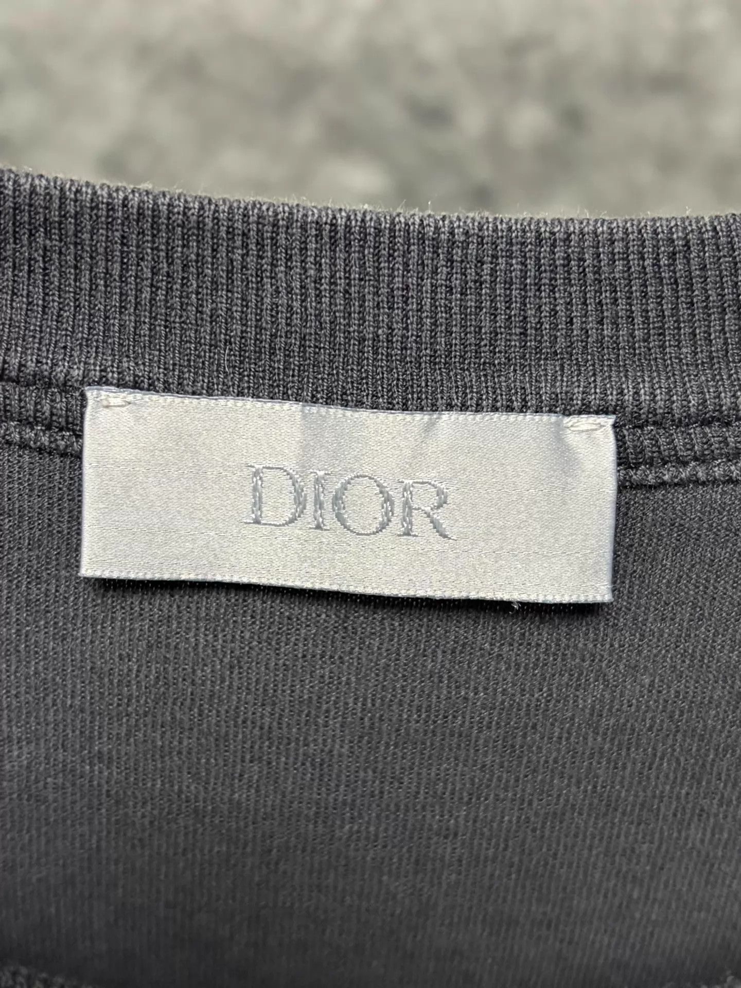 Dior Dior Embroidered Logo Short Sleeve Tee M Size M / US 6-8 / IT 42-44 - 3 Thumbnail