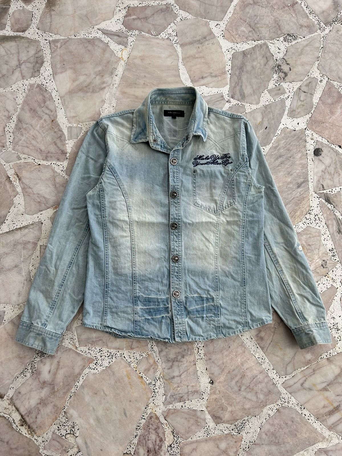 In The Attic In The Attic Homme Backhit Denim Shirt Size US S / EU 44-46 / 1 - 2 Thumbnail