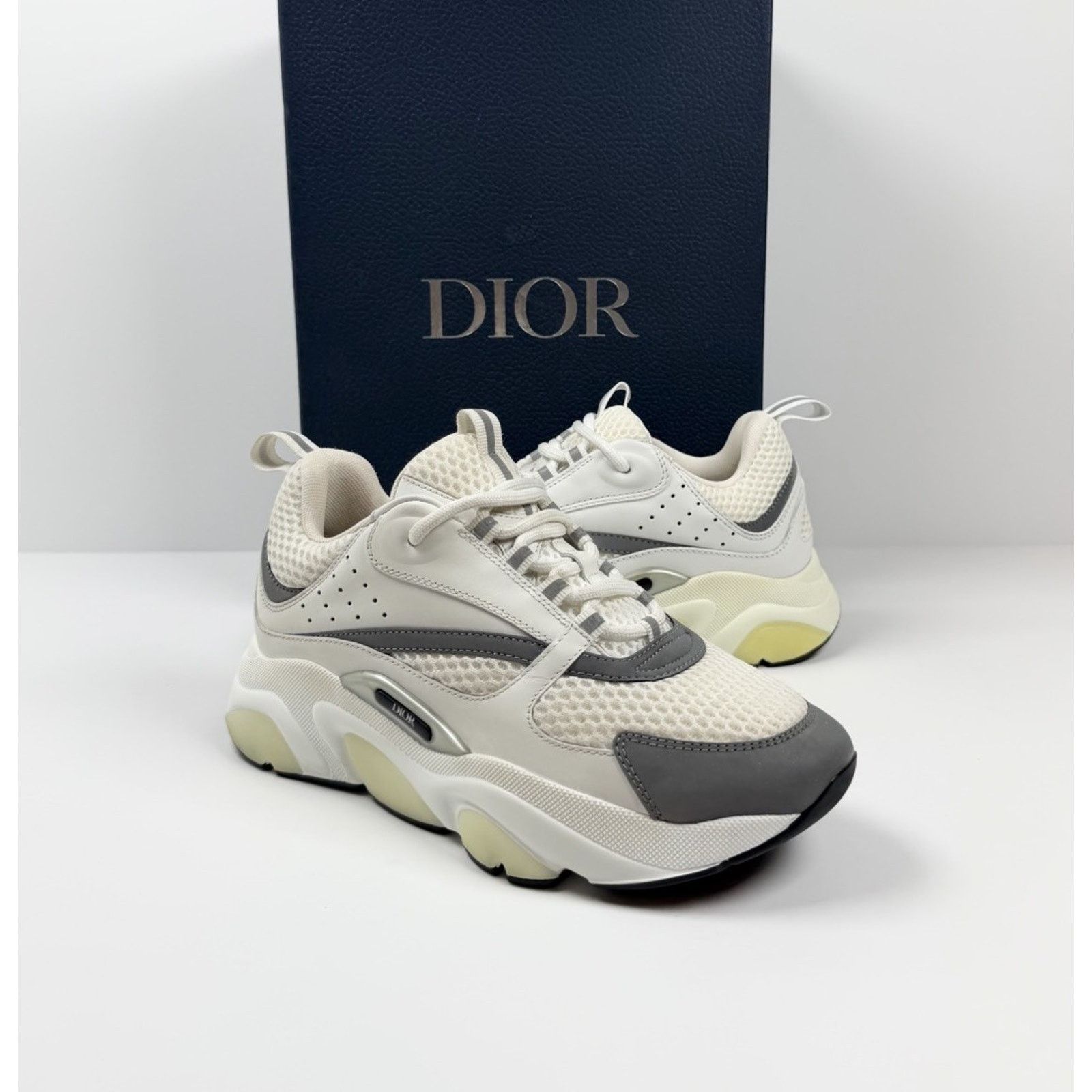 Dior Size 38EU/8W - Dior B22 White Silver NEW! Size US 8 / IT 38 - 2 Thumbnail