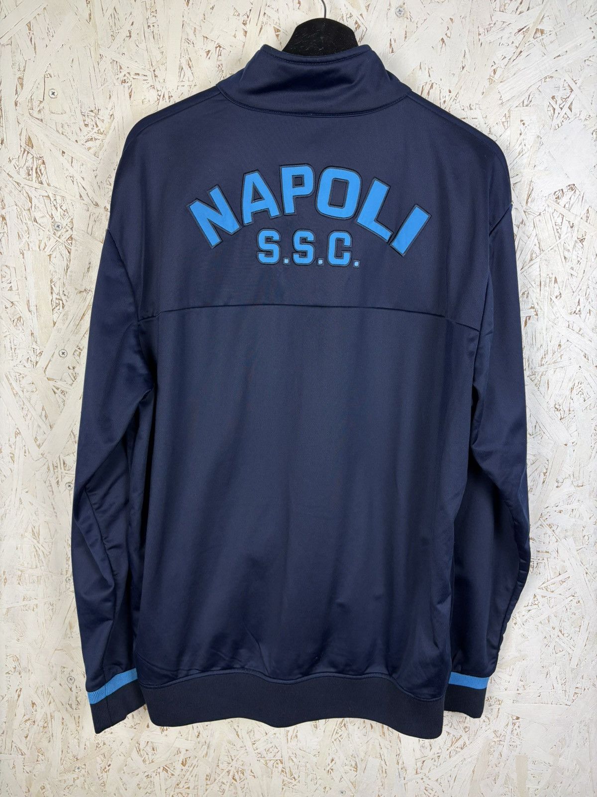 Kappa Kappa Napoli 2015/16 Tracksuit Jacket Blue Size ~L Size US XL / EU 56 / 4 - 6 Thumbnail