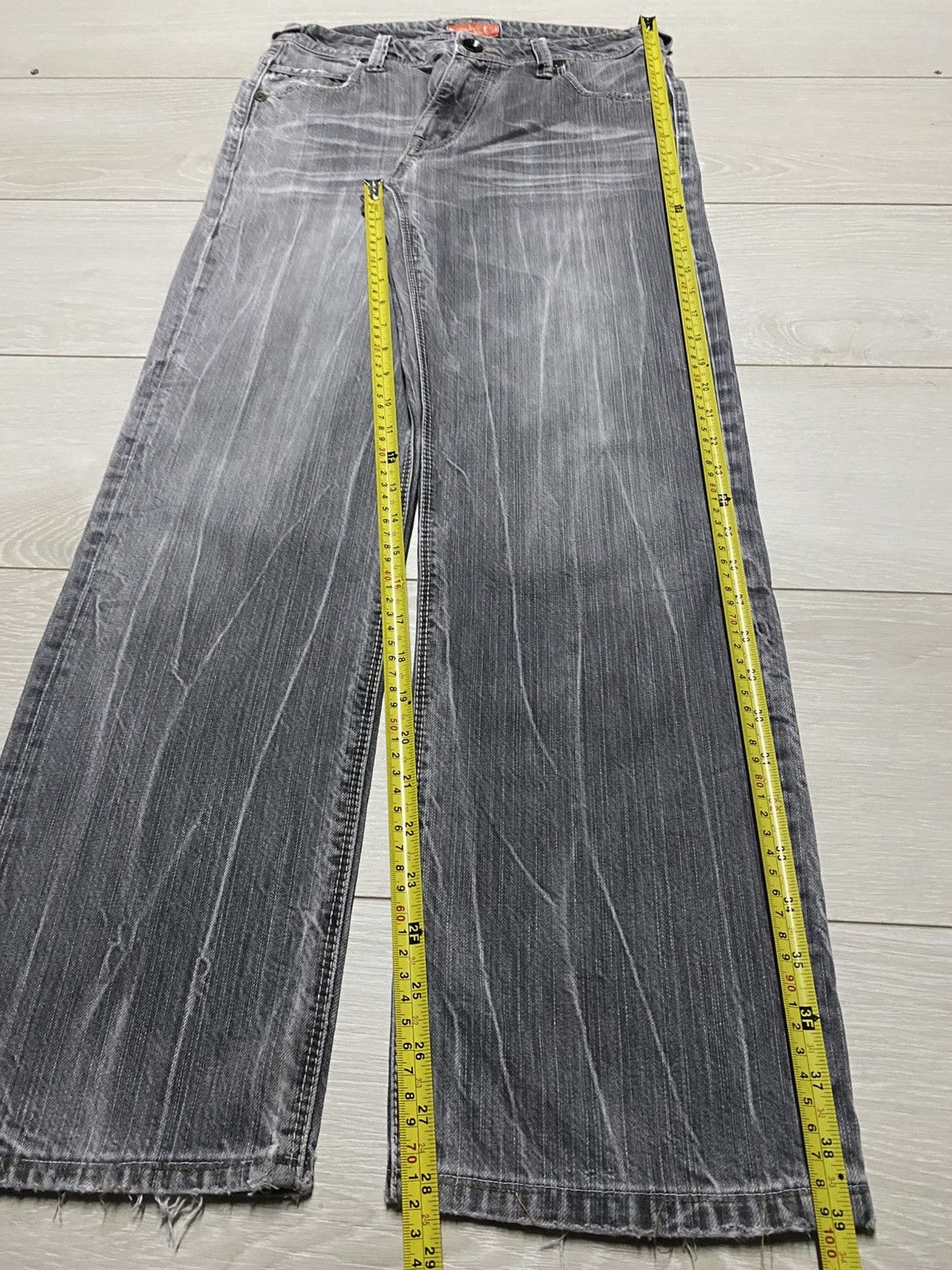Japanese Brand Vintagw Japanese Brand Avail Garment Distressed Thunder Jean Size US 28 / EU 44 - 10 Thumbnail