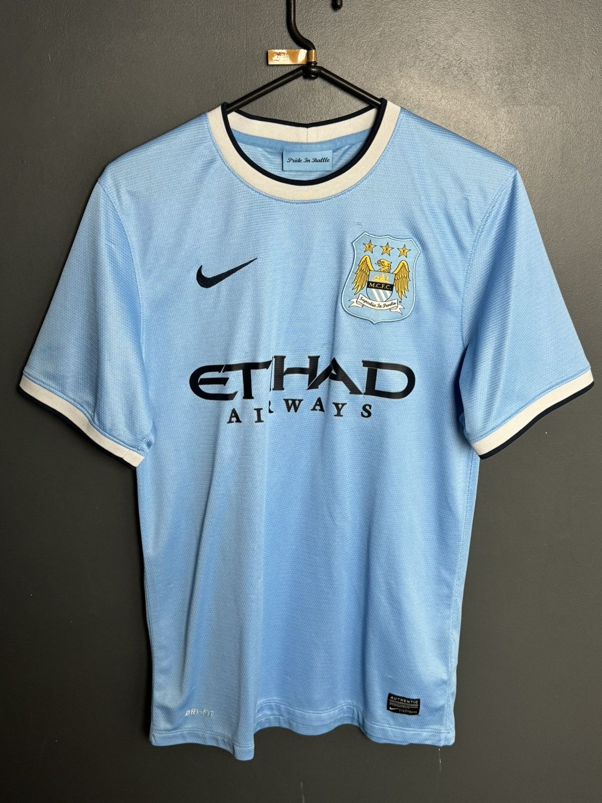 Nike Manchester City 13/14 Home Jesus Navas Football Jersey Size US S / EU 44-46 / 1 - 2 Thumbnail