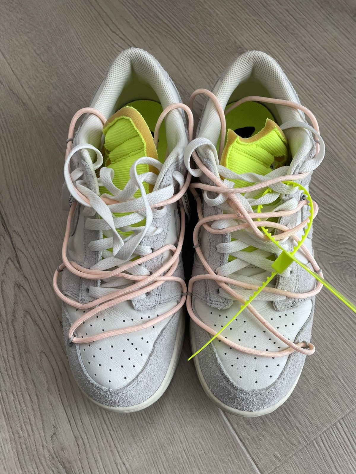 Nike × Off-White Nike X OFF-WHITE Dunk Lot 12 Size US 10 / EU 43 - 7 Thumbnail