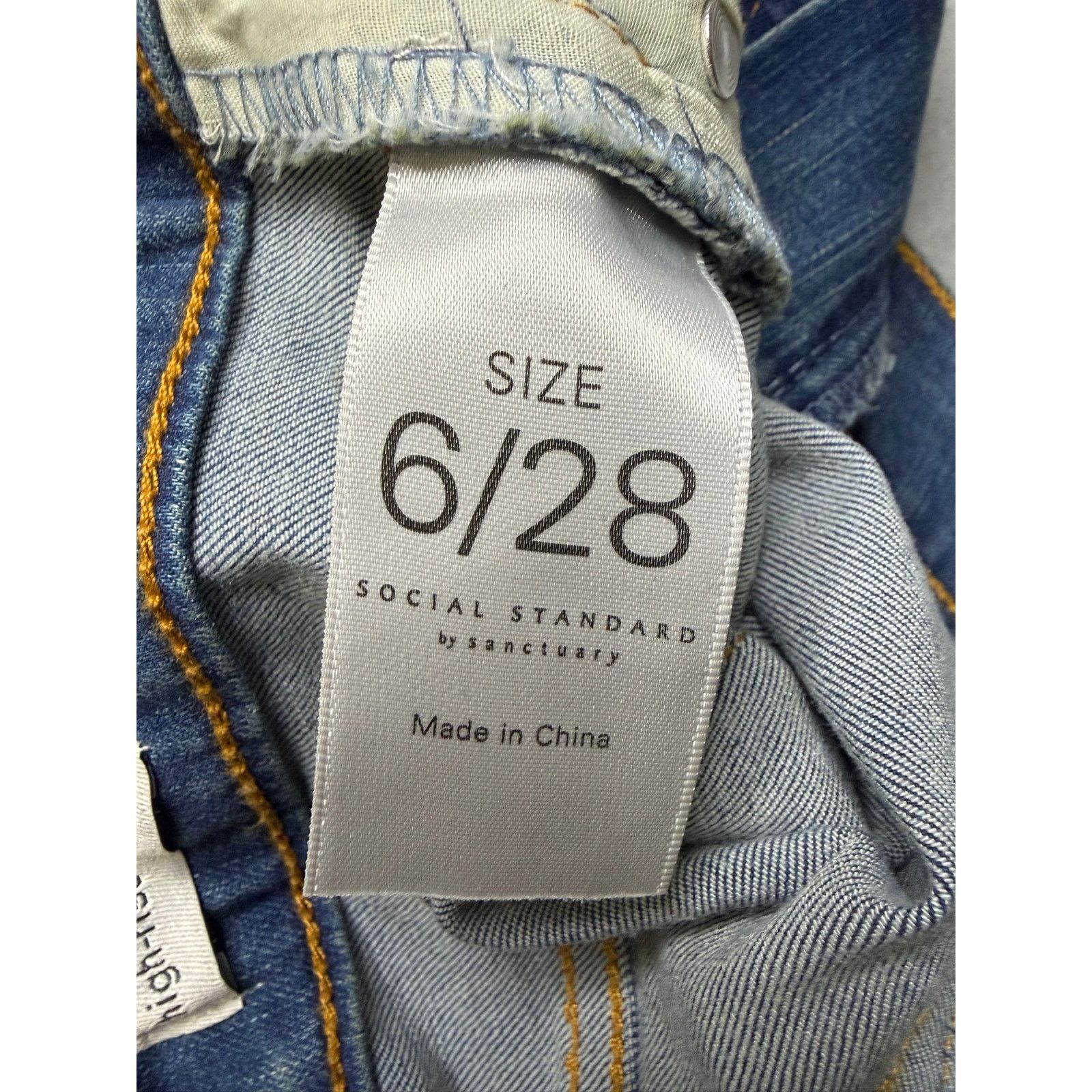 Social Status Social Standard By Sanctuary Skinny Jeans Women’s 6/28 Size 28" / US 6 / IT 42 - 5 Thumbnail